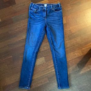 J crew girls stretch skinny jeans